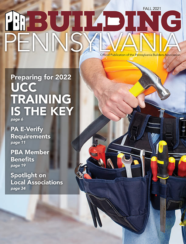 PBA Building Pennsylvania - Fall 2021